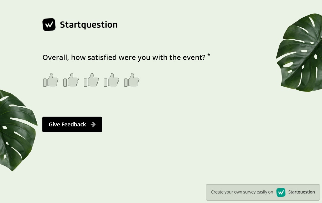 rating scale example