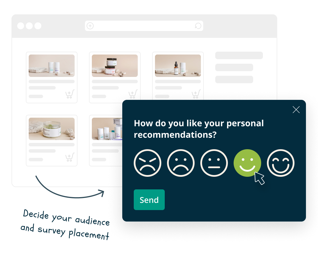 Homepage - Startquestion - create online surveys and forms