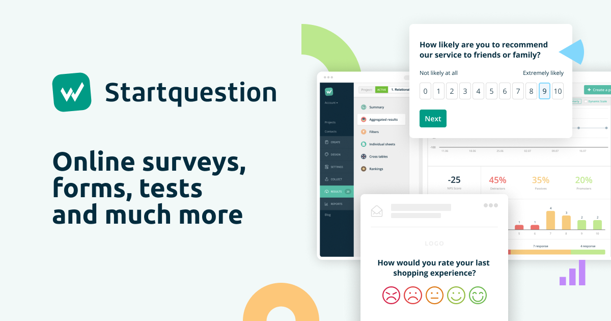 Survey Examples - Startquestion - create online surveys and forms