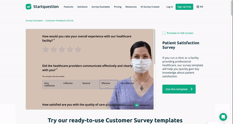 Patient Feedback Survey Template